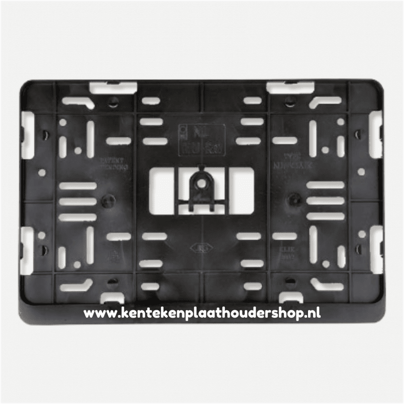 Kentekenplaathouder Caravan/4x4 Met Tekst | Kentekenplaathoudershop.nl